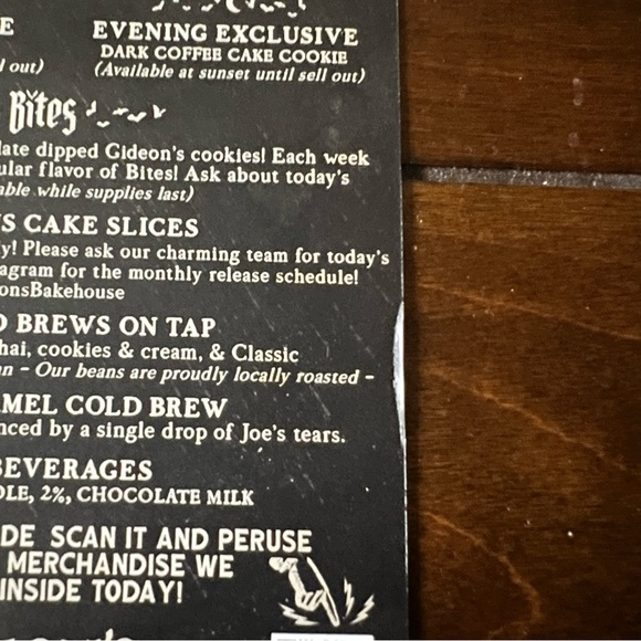 Gideon’s Bakehouse April 2022 Menu - Picture 3 of 4